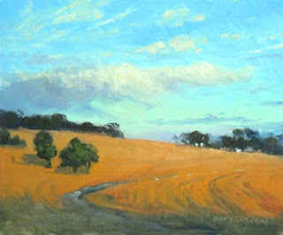 painting in oil plein air landscape sketch andy dolphin