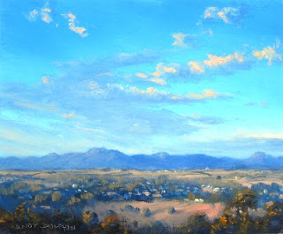 painting in oil plein air australian landscape sketch andy dolphin