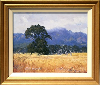 australian landscape oil painting framed