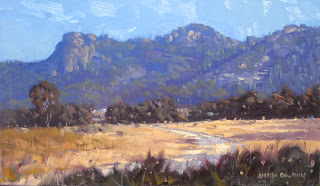 mountain landscape oil painting
