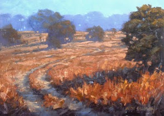 landscape workshop in oil