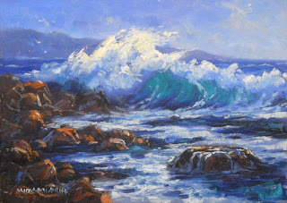 seascape workshop in oil