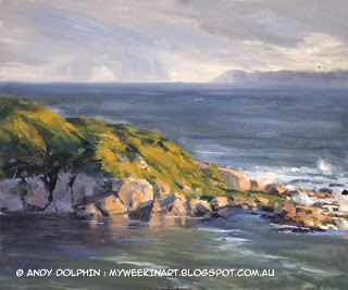 Shelter Island, Mutton Bird, Albany. Pleion air seascape by Andy Dolphin.