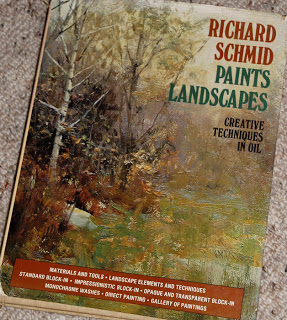 Richard Schmid Paints Landscapes. Creative techniques in oil. Book.
