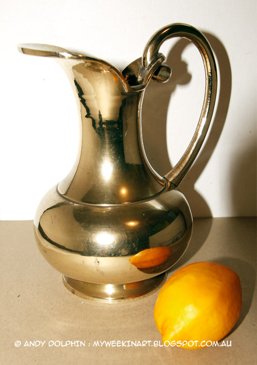 polished brass Indian ewer pitcher jug